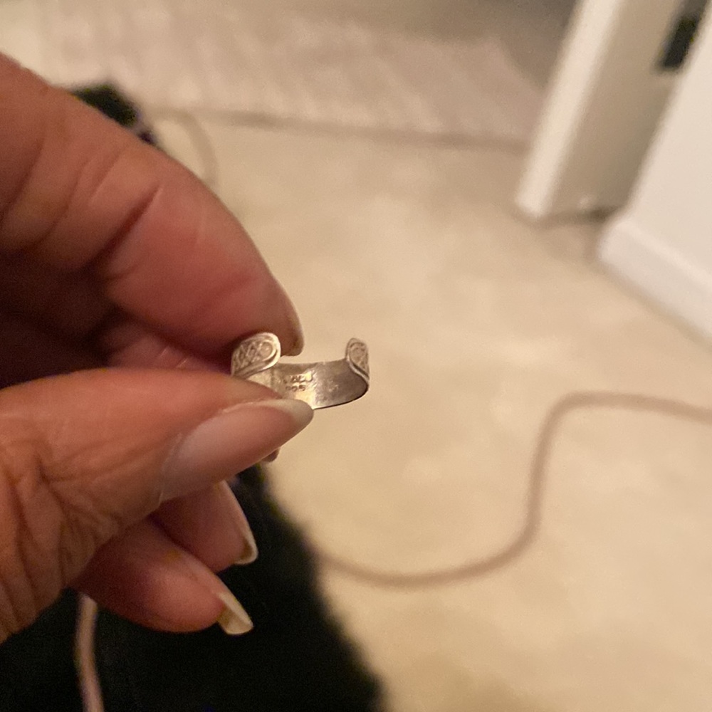 Silver 925 Toe Ring - image 3